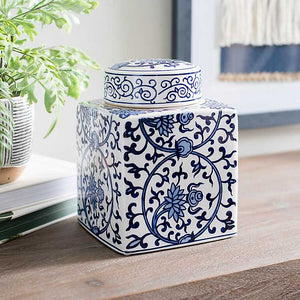 Blue and White Ginger Jar